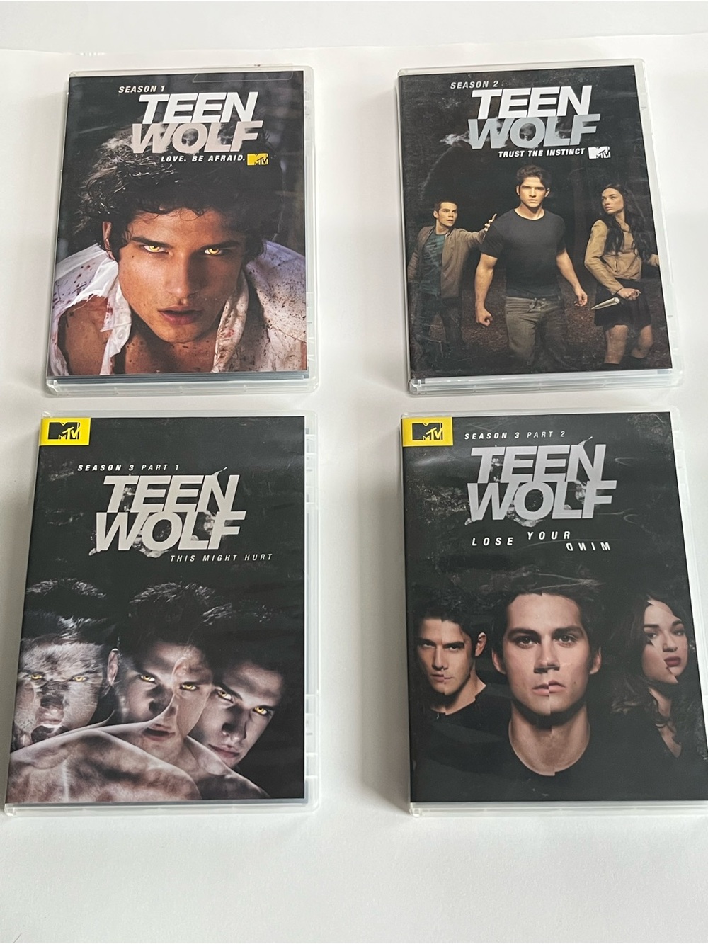 MTV Teen Wolf DVD Collection - Black and White Covers